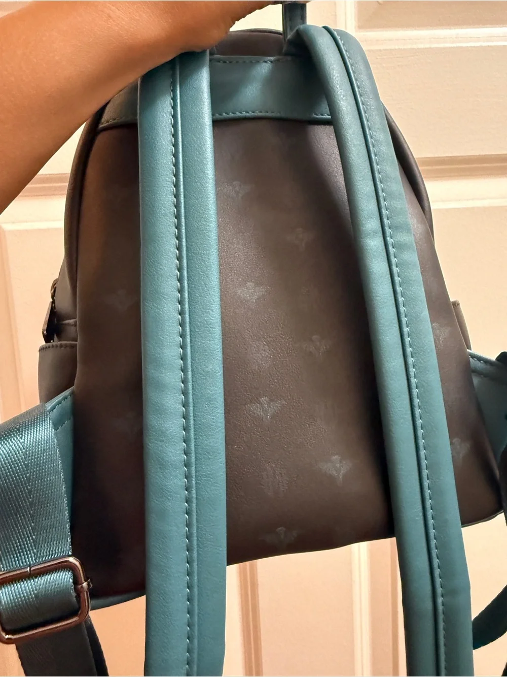 Loungefly Haunted Mansion Mini Backpack in Black & Teal Accents